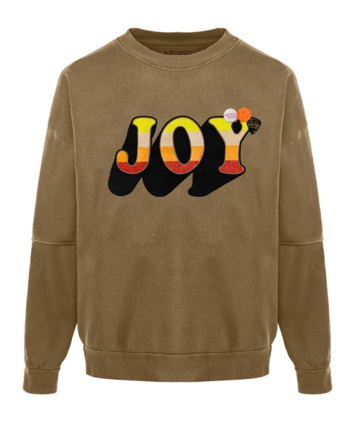 Sweatshirt roller havane "JOY FW24" pas cheres