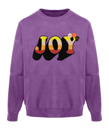 Sweatshirt roller purple "JOY FW24" rembourrage situé sous