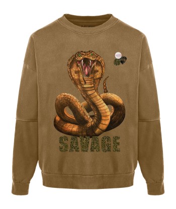 Sweatshirt roller havane "SAVAGE" Profitez des Offres !