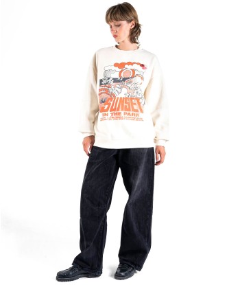 Sweatshirt roller natural "PARK" Les êtres humains sont 