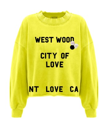 Sweatshirt crop porter sun "WESTWOOD" solde