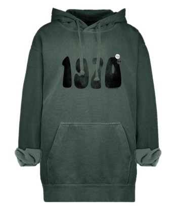 Hoodie jagger forest "1970" l'évolution des habitudes 