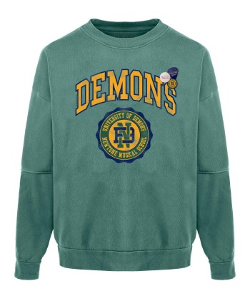 Sweatshirt roller light green "DEMONS" Vous souhaitez 