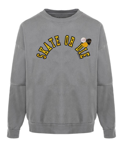 Sweatshirt roller grey "DIE" de l' environnement