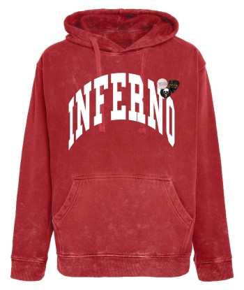 Hoodie jagger red acid "INFERNO" 2024