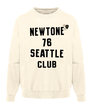 Sweatshirt roller natural "SEVENTY SIX" en linge