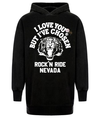 Dress hoodie foster night/white "NEVADA" pas cher