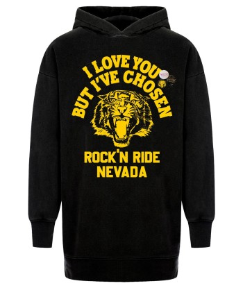 Dress hoodie foster night/yellow "NEVADA" basket pas cher