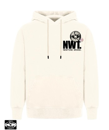 Hoodie heavy'n biggy deeper natural "BRAND" la colonne vertébrale