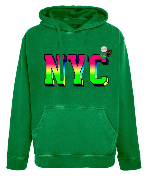 Hoodie jagger grass "NYC" solde