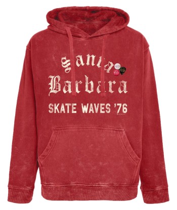 Hoodie jagger red acid "BARBARA" solde