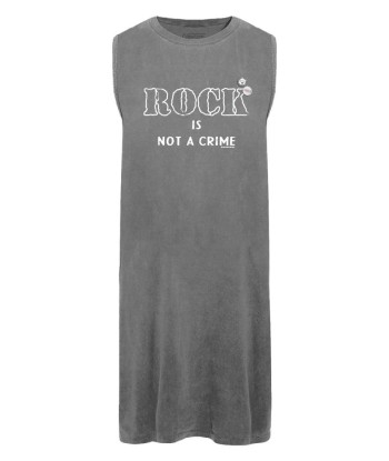 Dress daytona gray "CRIME" de pas cher