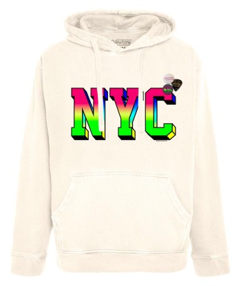 Hoodie jagger natural "NYC" Paris Déstockage Promo