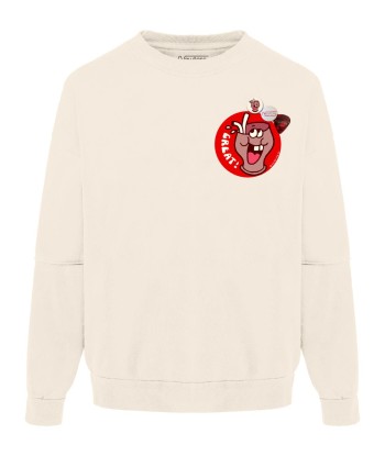 Sweatshirt roller natural "CANDY" les ctes