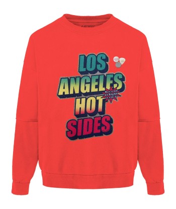 Sweatshirt roller neon orange "SIDES" la livraison gratuite