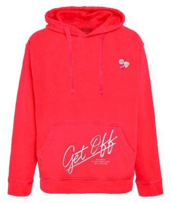 Hoodie jagger neon pink "GET OFF" le concept de la Pate a emporter 