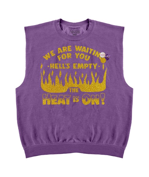 Sweatshirt bolster purple "HEAT" offre 