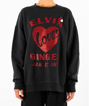 Sweatshirt roller night "ELVIS" soldes