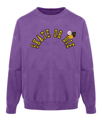 Purple roller “DIE” sweatshirt Véritable concentré