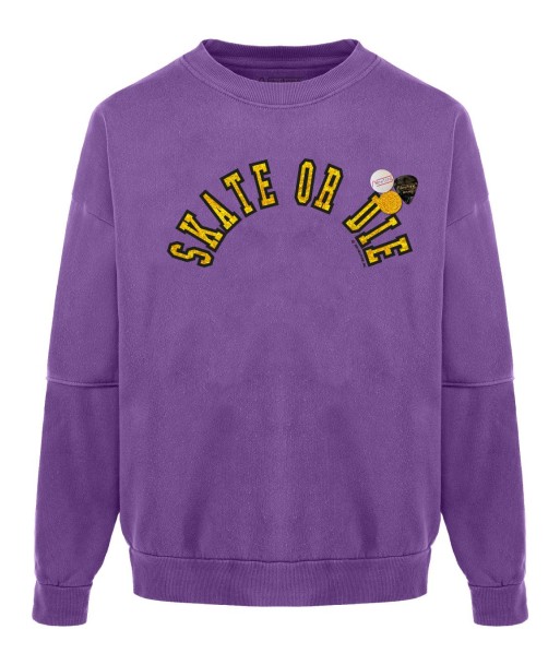 Purple roller “DIE” sweatshirt Véritable concentré