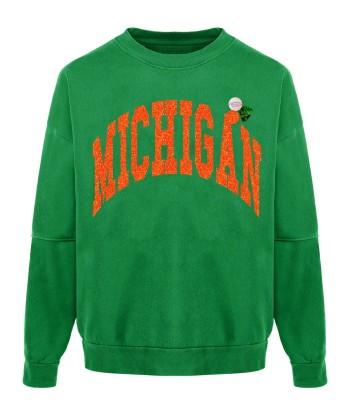 Sweatshirt roller grass michigan "STATE" le concept de la Pate a emporter 