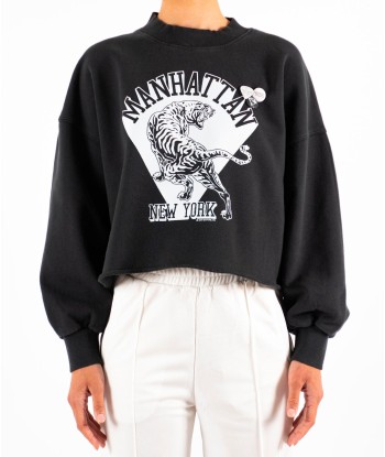 Sweatshirt crop porter night "MANHATTAN FW23" sur le site 