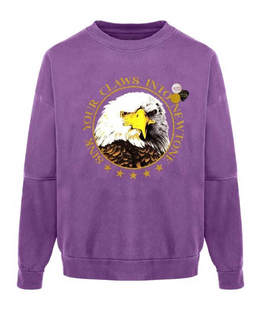 Sweatshirt roller purple "CLAWS" les muscles