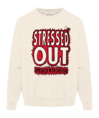 Sweatshirt roller natural "STRESSED" le des métaux précieux