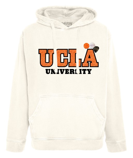 Hoodie jagger natural "UNIVERSITY" Venez acheter