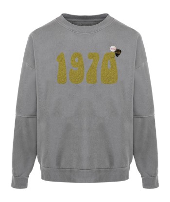 Roller gray sweatshirt "1970 SS22" Comparez et commandez 