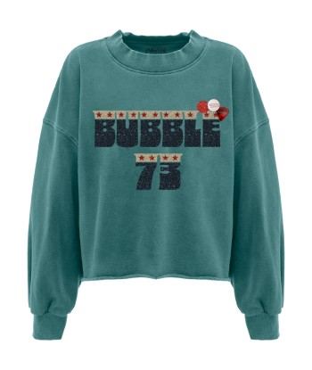 Sweatshirt crop porter forest "BUBBLE" Comment ça marche