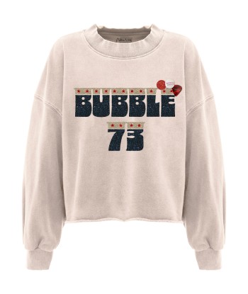 Sweatshirt crop porter whisper "BUBBLE" soldes