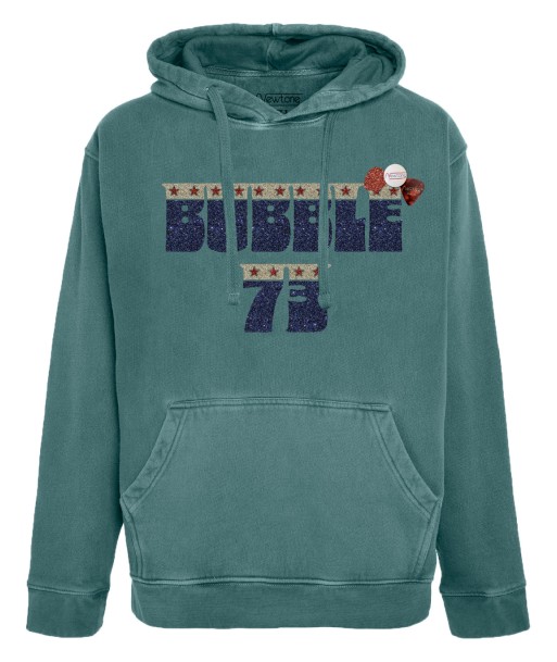 Hoodie jagger forest "BUBBLE" rembourrage situé sous