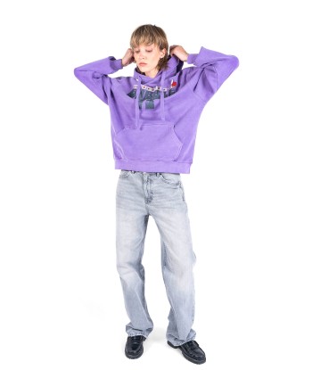 Hoodie jagger purple "BUBBLE" du meilleur 