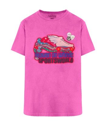 Tee shirt trucker fuschia "HEAVEN" de votre