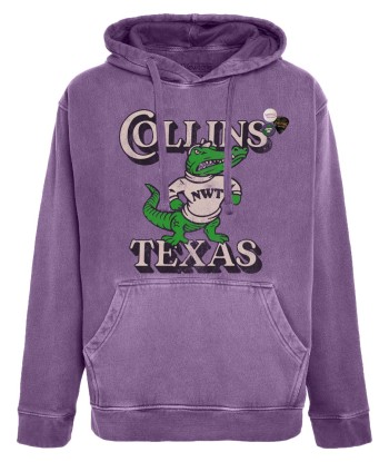 Hoodie jagger purple "COLLINS" s'inspire de l'anatomie humaine