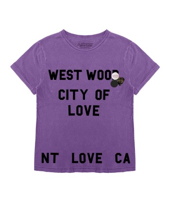 Tee shirt starlight purple "WESTWOOD" brillant des détails fins