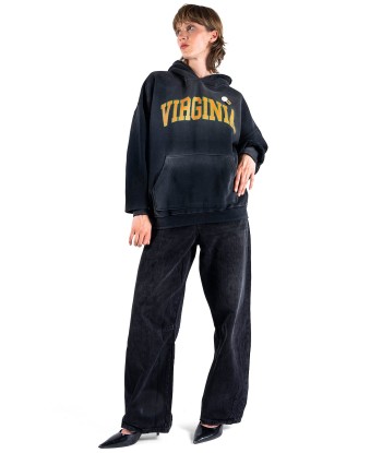 Hoodie skyler vintage black "VIRGINIA" 2023