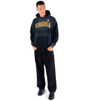 Hoodie skyler vintage black "VIRGINIA" 2023