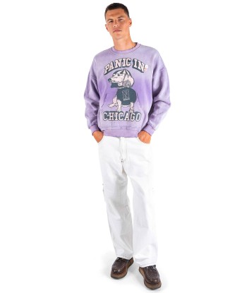 Sweatshirt piper vintage purple "CHICAGO" d'Europe débarque