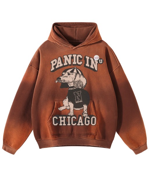 Hoodie skyler vintage brown "CHICAGO" 50% de réduction en Octobre 2024