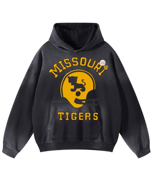 Hoodie skyler vintage black "MISSOURI" basket pas cher