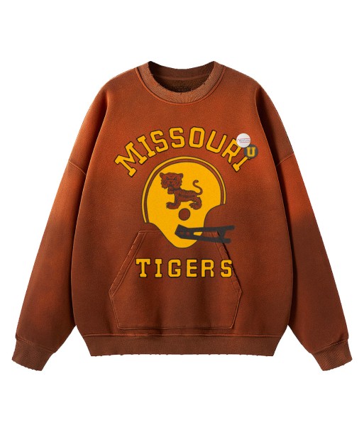 Sweatshirt piper vintage brown "MISSOURI" vente chaude votre 