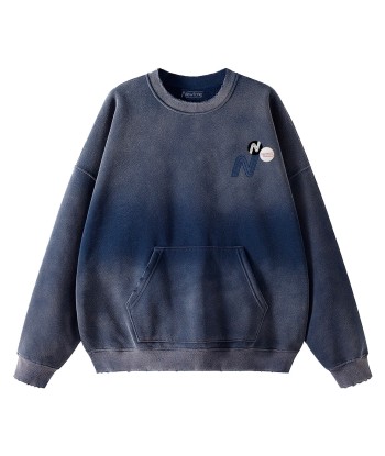 Sweatshirt piper vintage blue "TRADE" de technologie