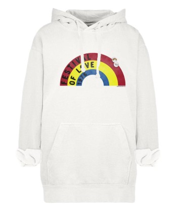 Off white jagger hoodie "LOVE" brillant des détails fins