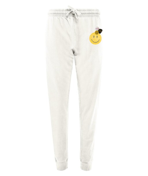 Dirty white jogging jogger "SMILE" 2024