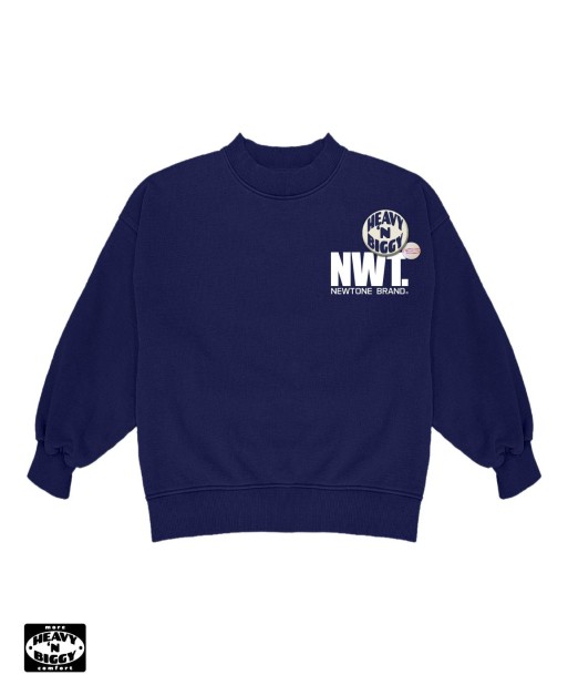 Heavy'n biggy glover navy sweatshirt "BRAND" de pas cher