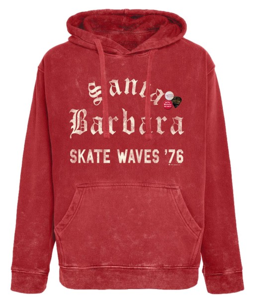 Jagger red acid hoodie "BARBARA" français