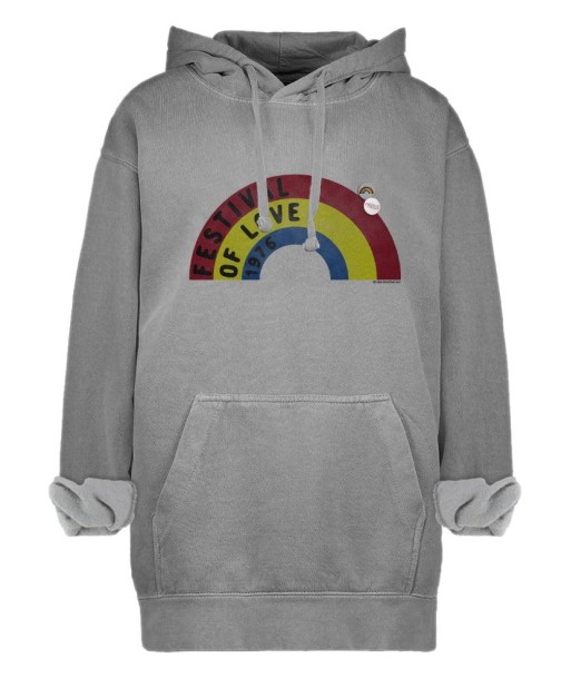 Hoodie jagger gray "LOVE" À commander