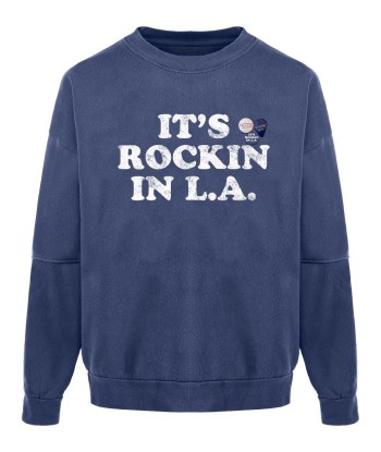 “ROCKIN” denim roller sweatshirt votre